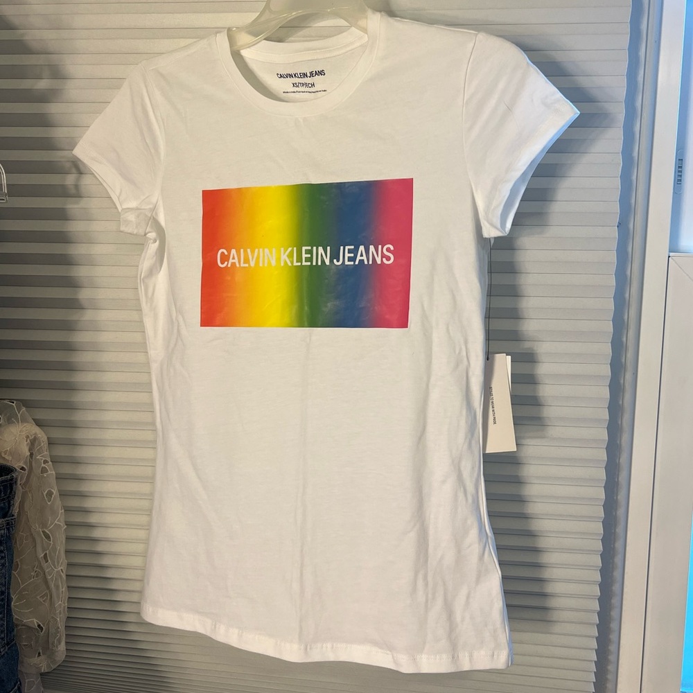 Calvin Klein Jeans Pride Collection Rainbow Top